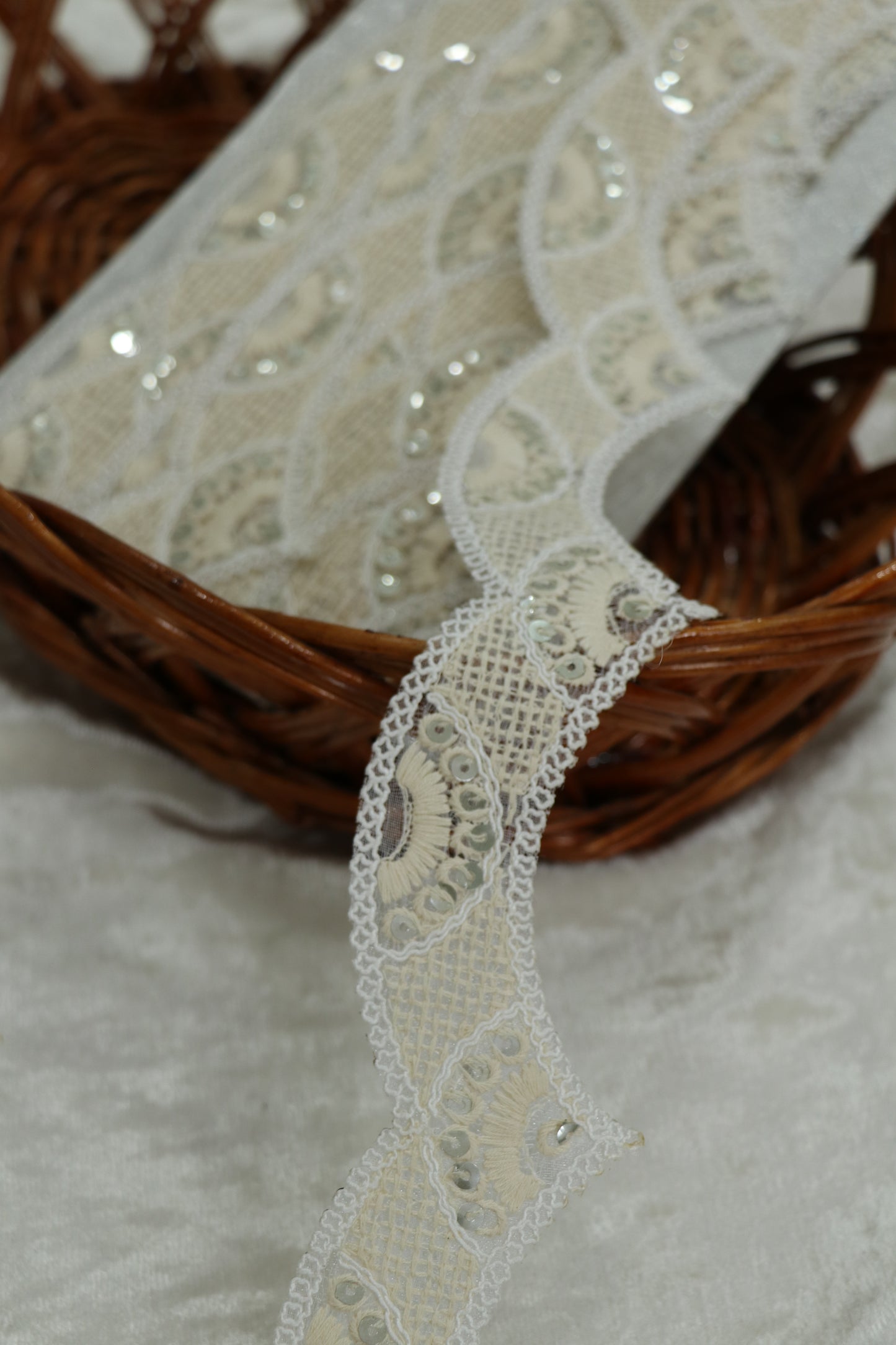 White Dyeable Laces