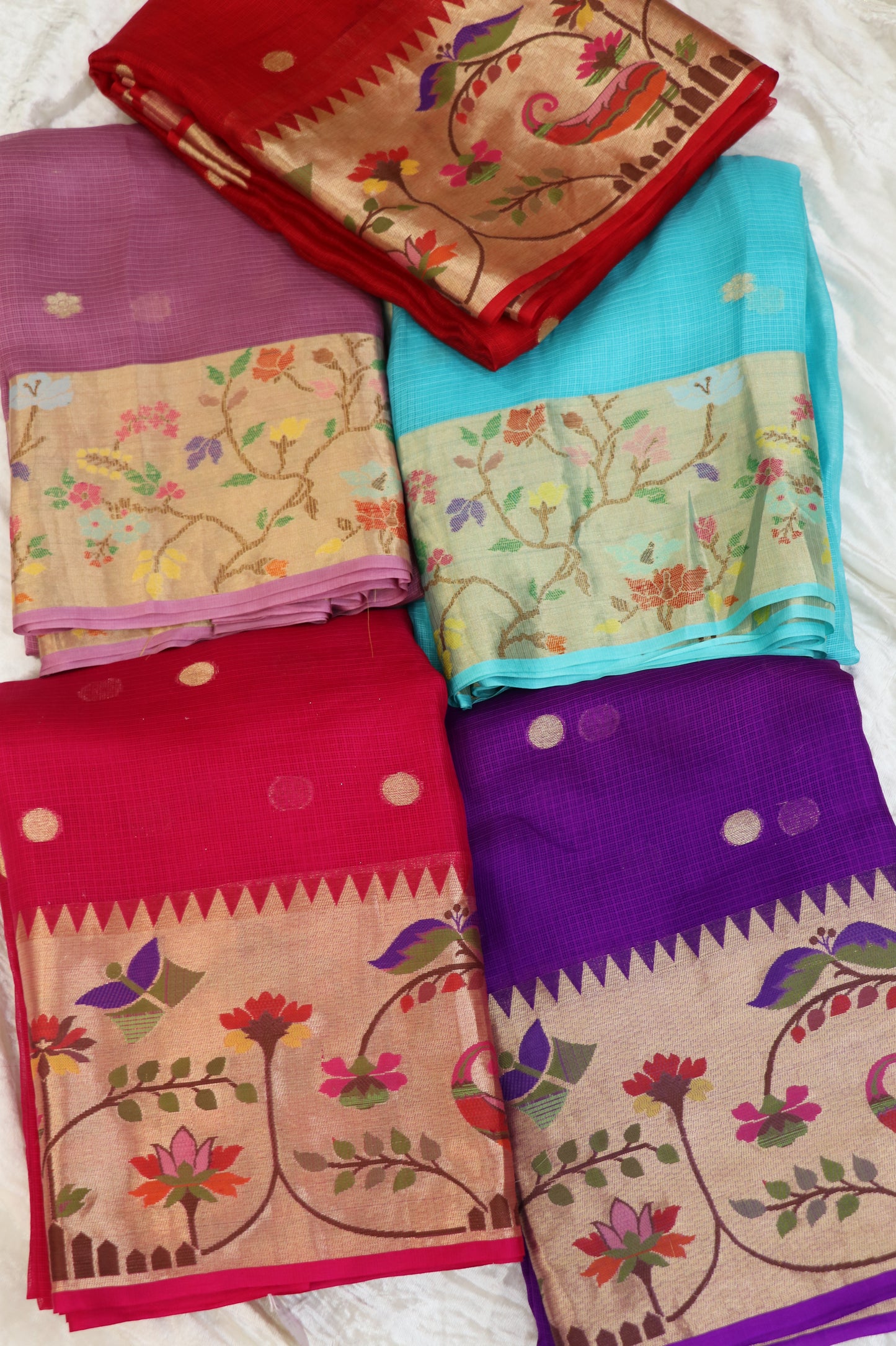 Pure Silk Kota Woven Lehenga With Pythani Border