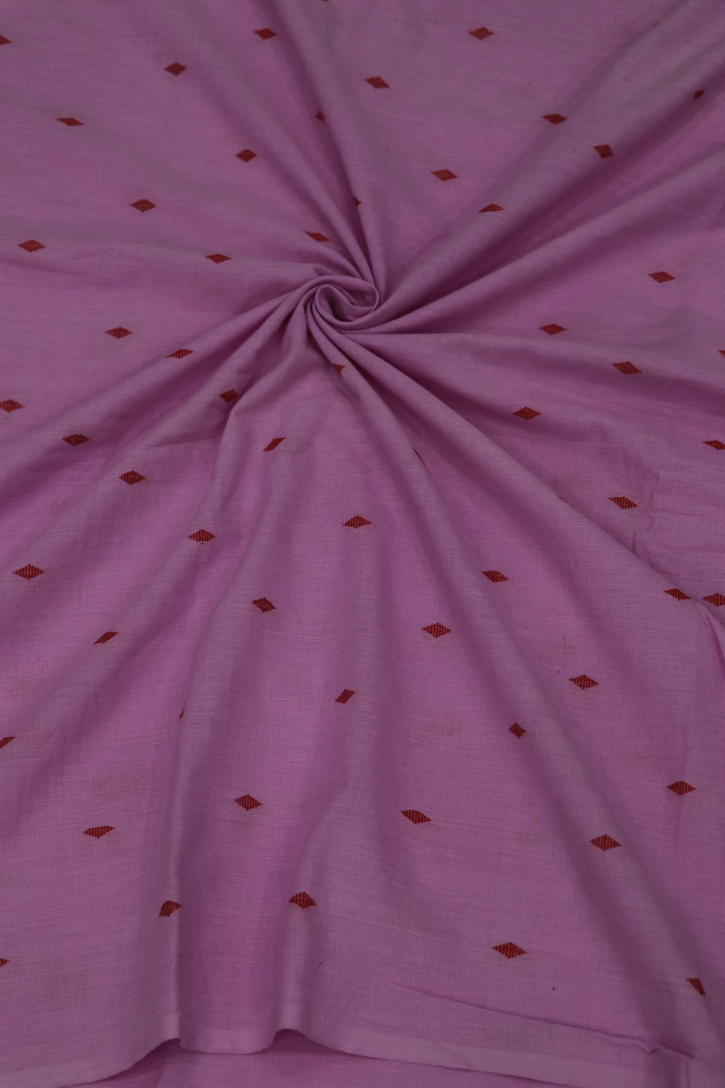 Diamond Motif Woven Chennai Cotton Fabric
