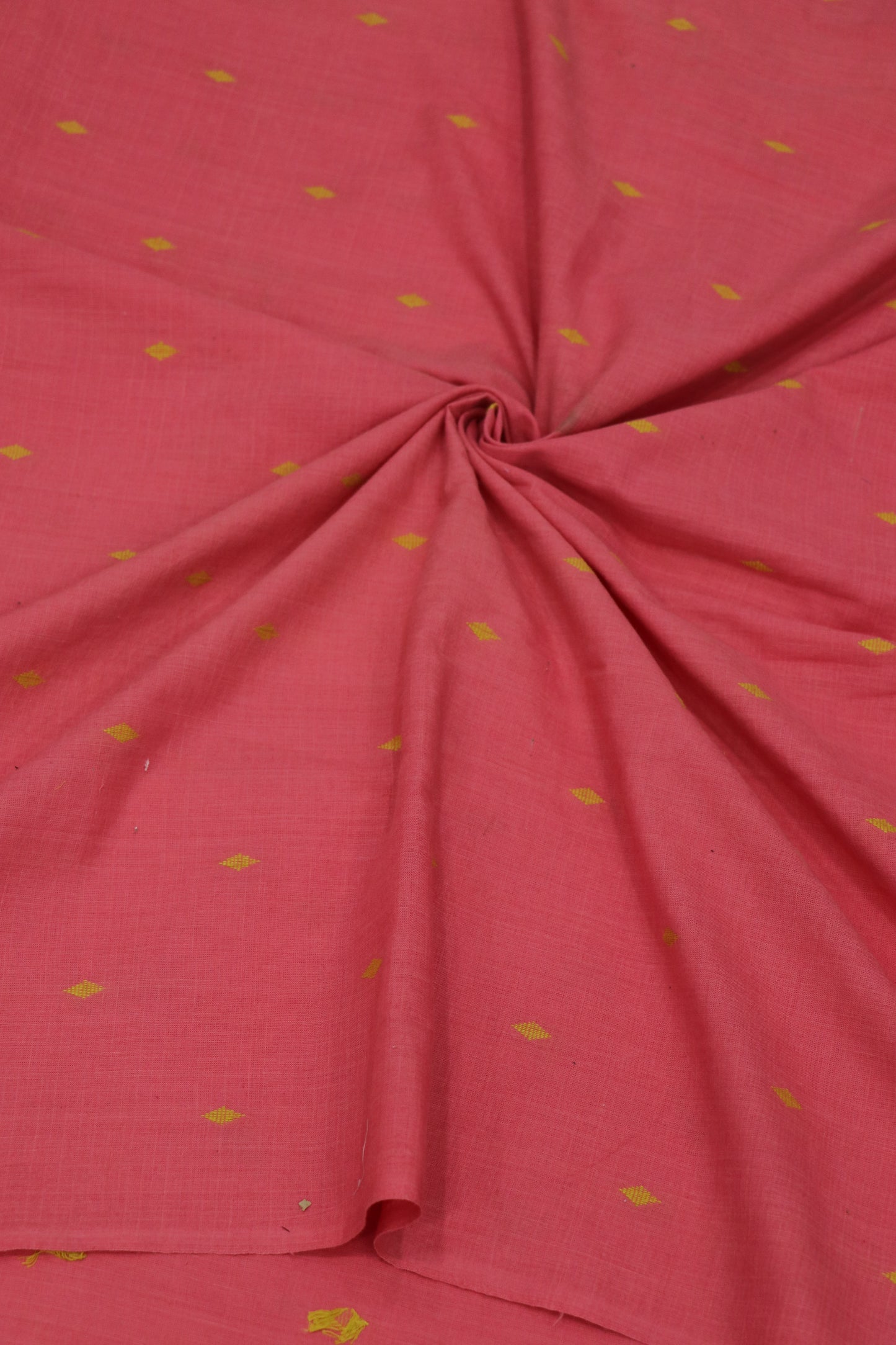 Diamond Motif Woven Chennai Cotton Fabric