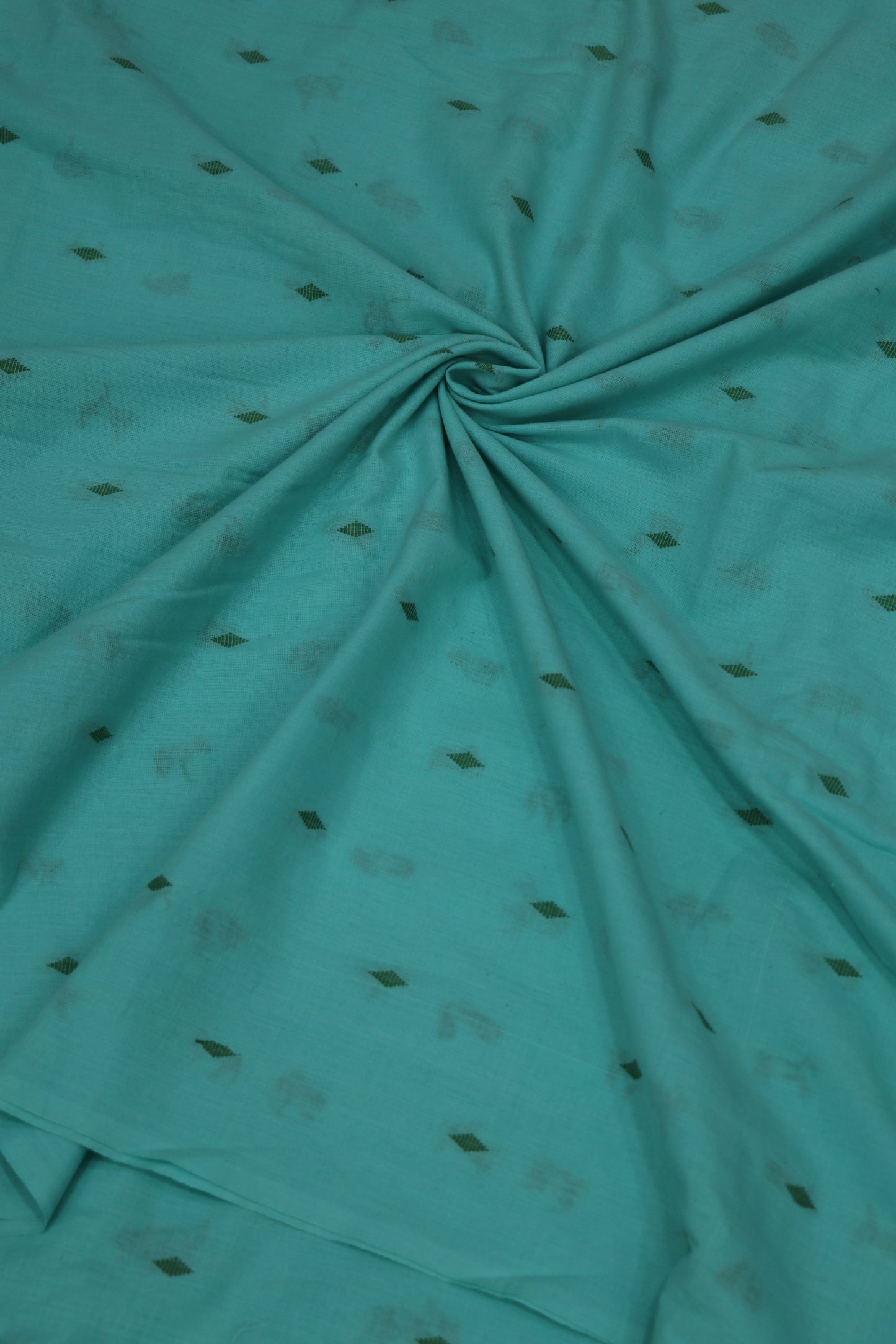 Diamond Motif Woven Chennai Cotton Fabric