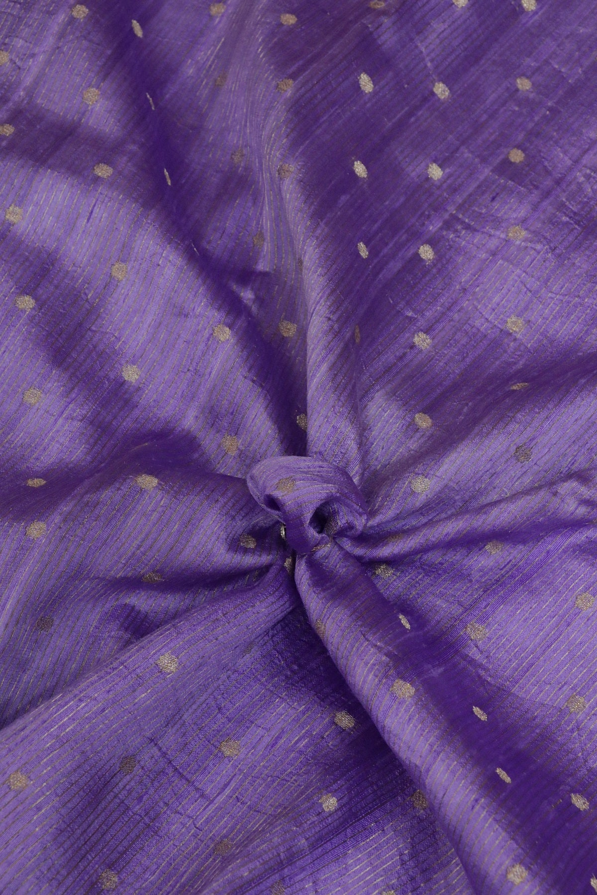 Zari Lines Weaved With Buta Motif Pure Raw Silk Fabric