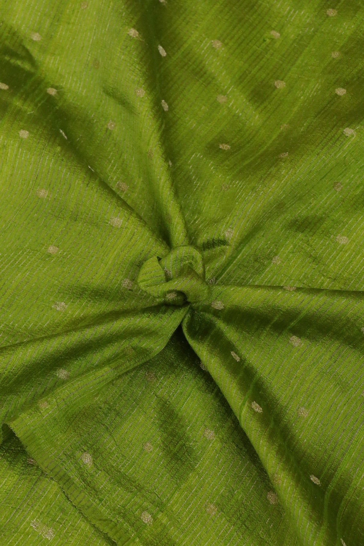 Zari Lines Weaved With Buta Motif Pure Raw Silk Fabric