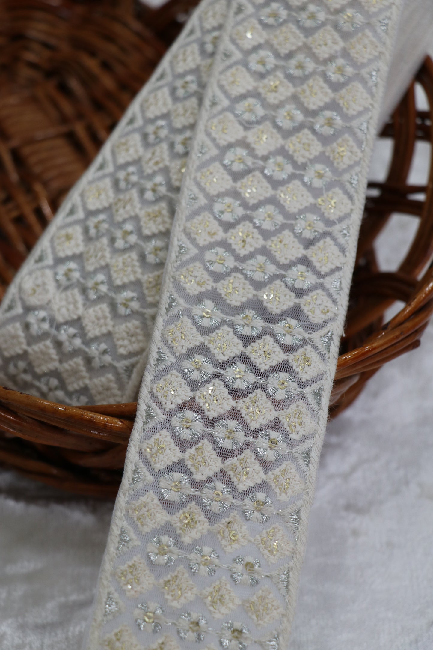 White Dyeable Laces