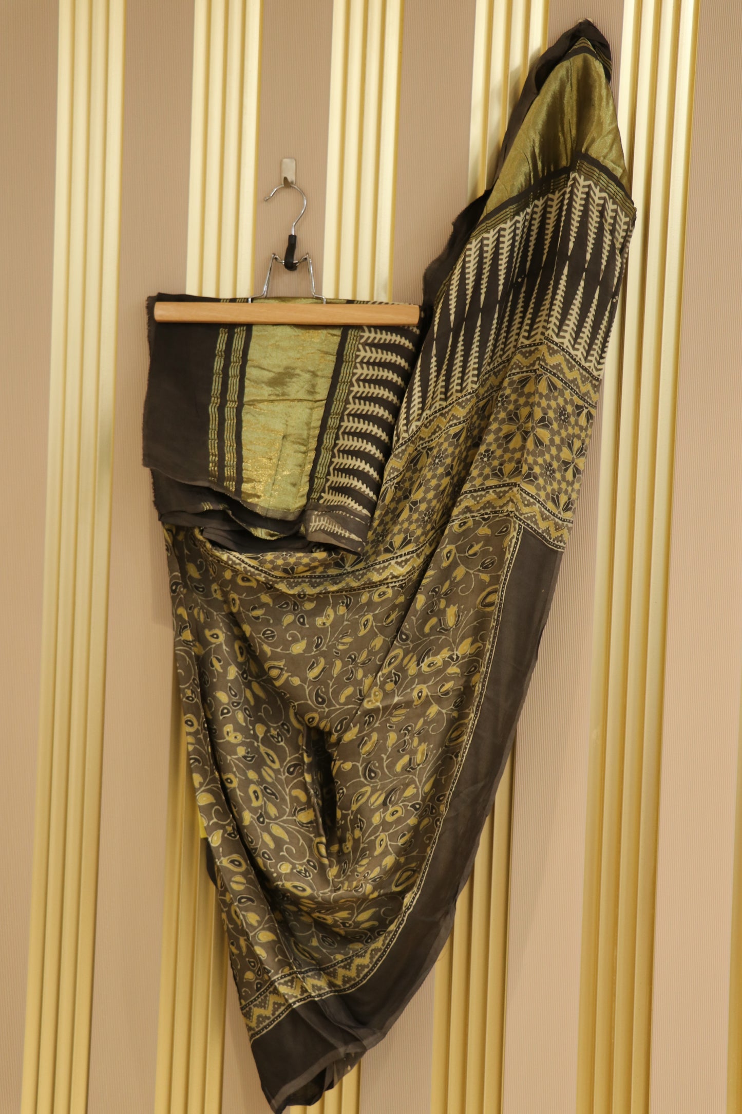 Pure modal satin ajrak dupattas