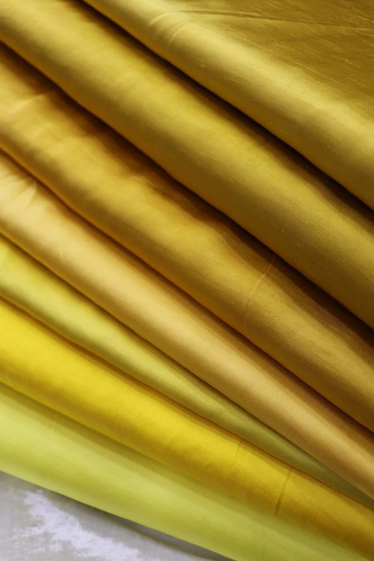 Hues Of Yellows Mulberry Silk