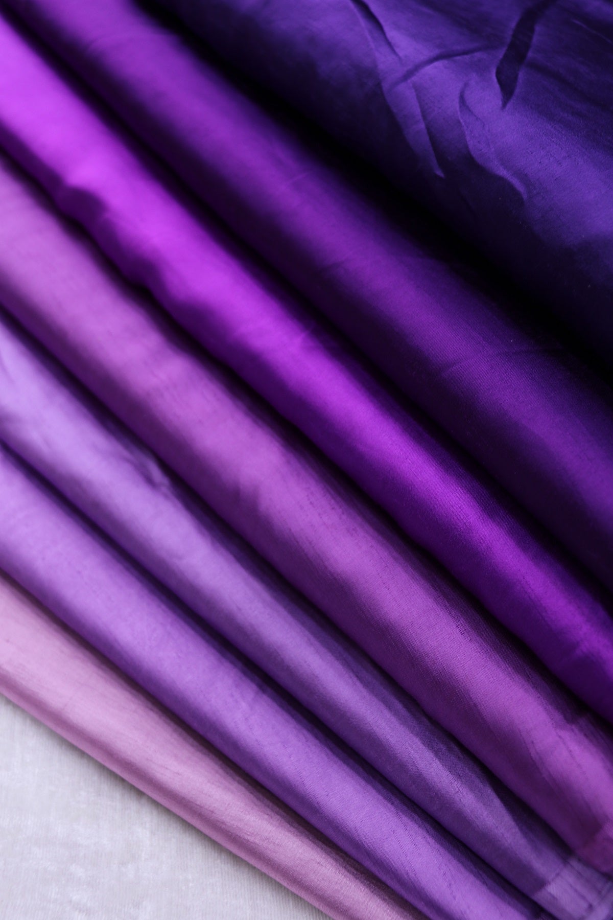 Hues Of Purples Mulberry Silk