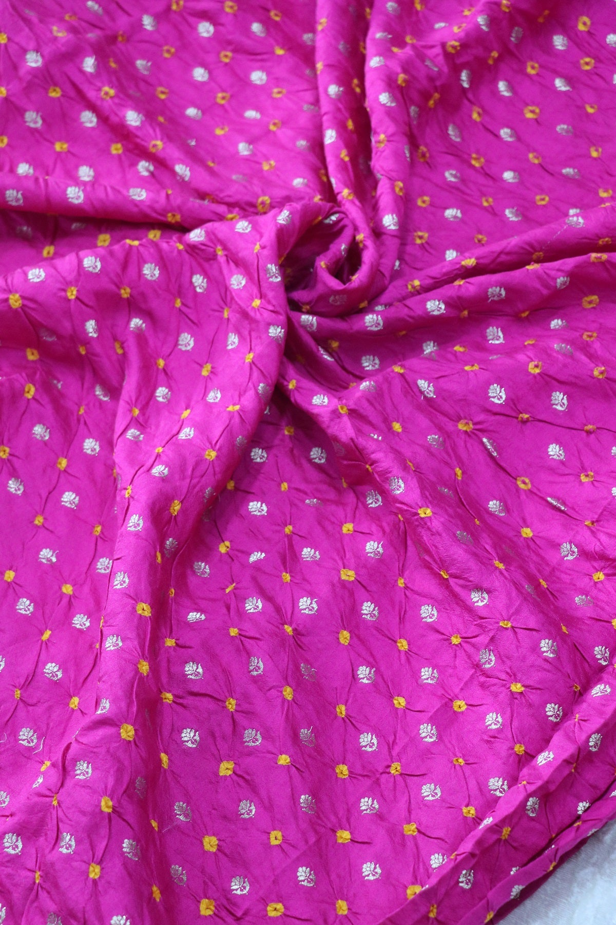 Pure Bandhani Banarasi Chiniya SIlk
