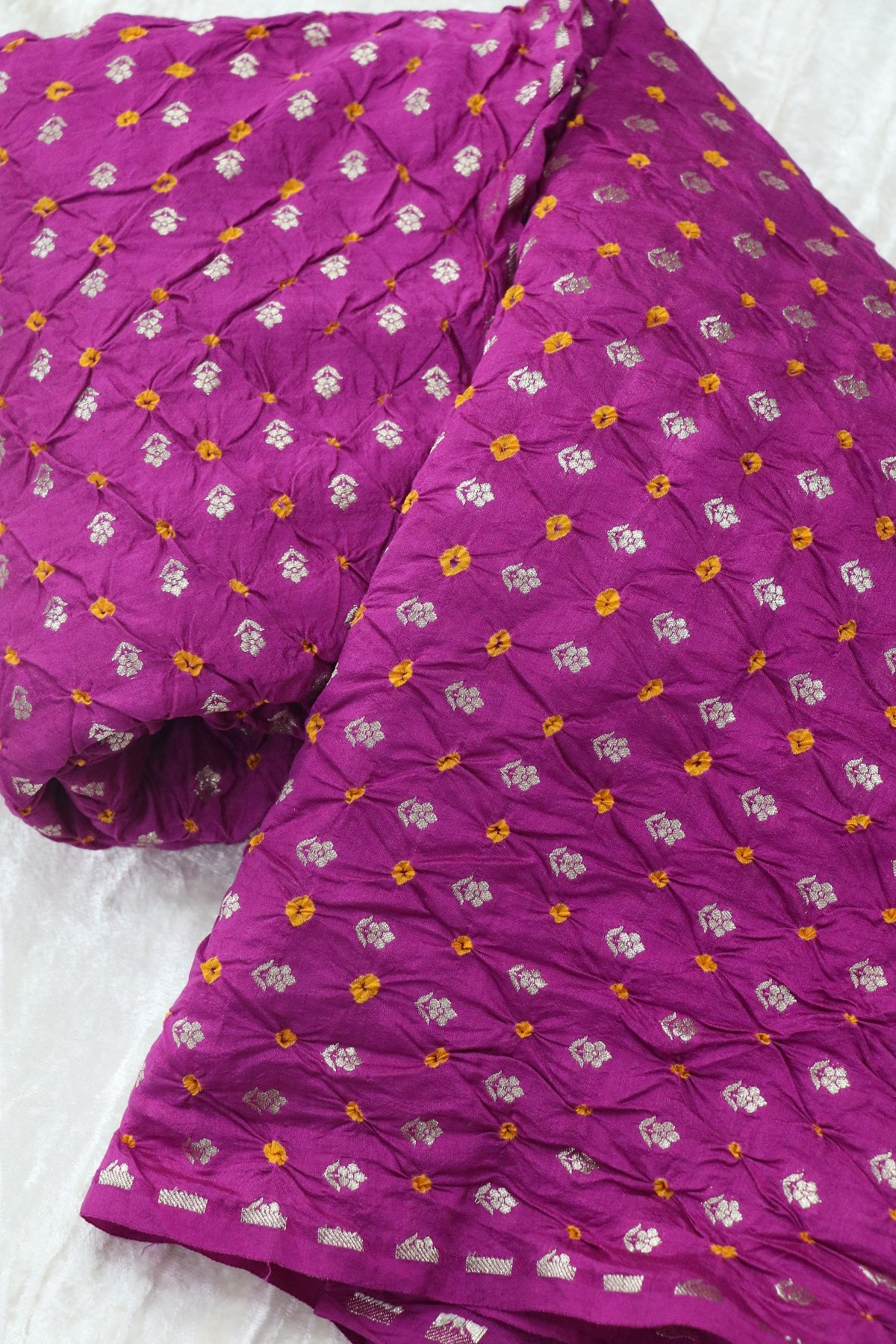 Pure Bandhani Banarasi Chiniya SIlk