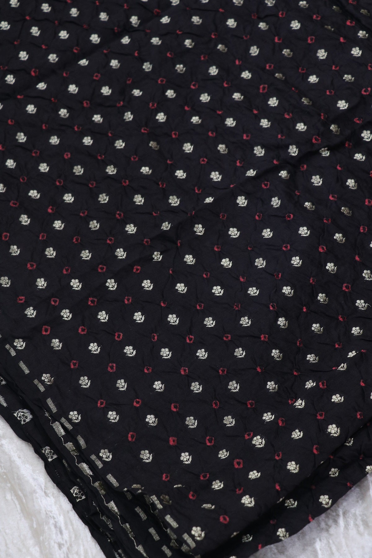 Pure Bandhani Banarasi Chiniya SIlk