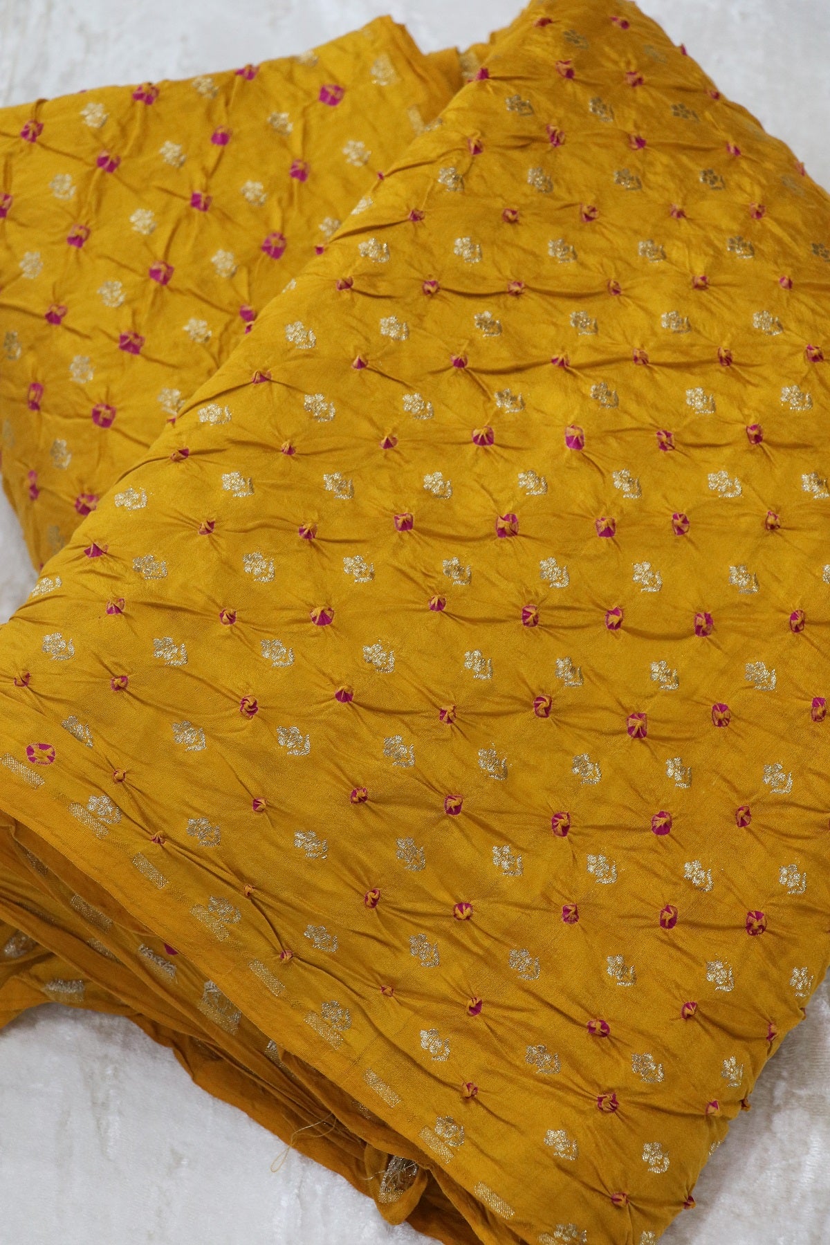 Pure Bandhani Banarasi Chiniya SIlk