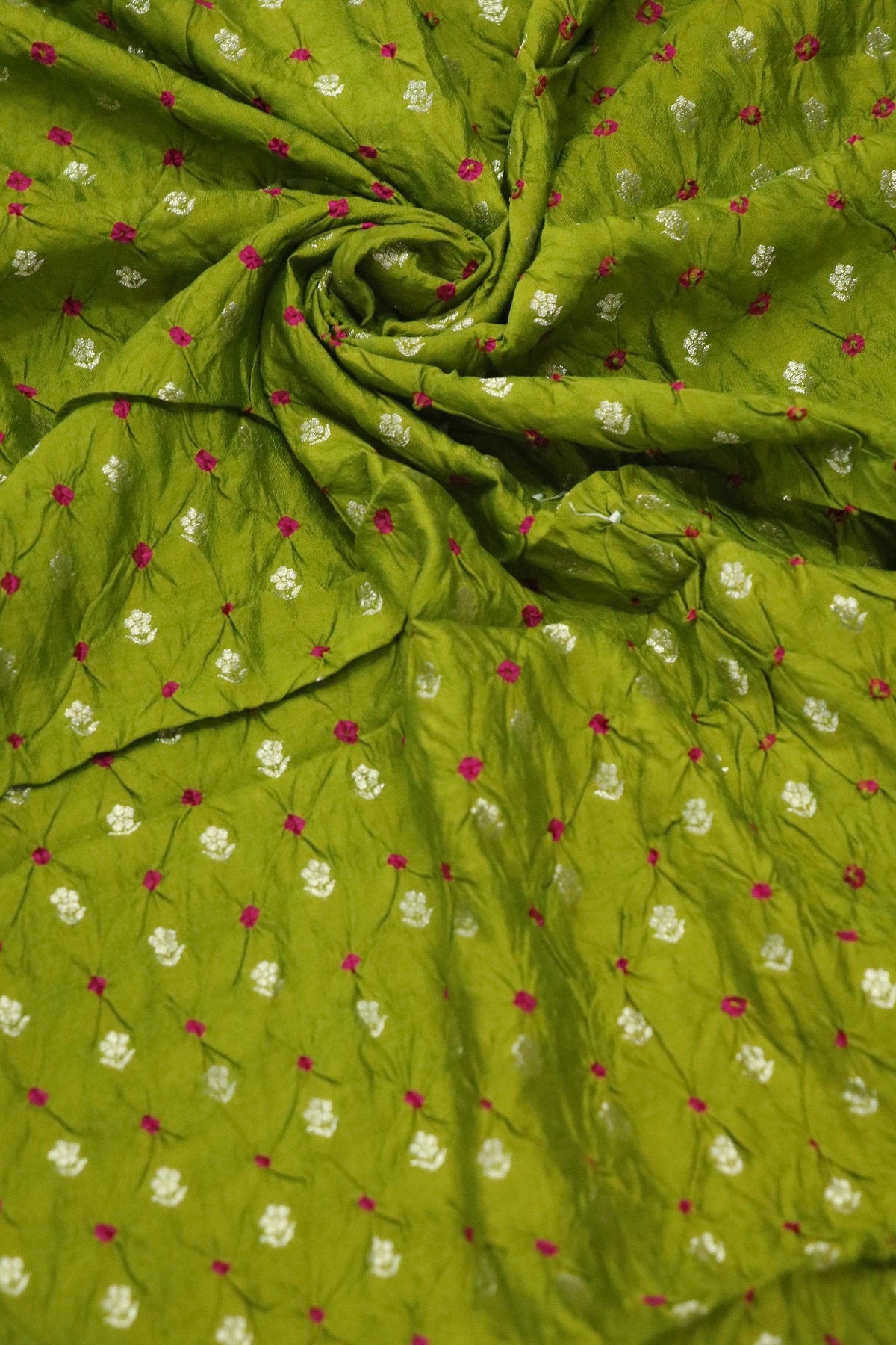 Pure Bandhani Banarasi Chiniya SIlk