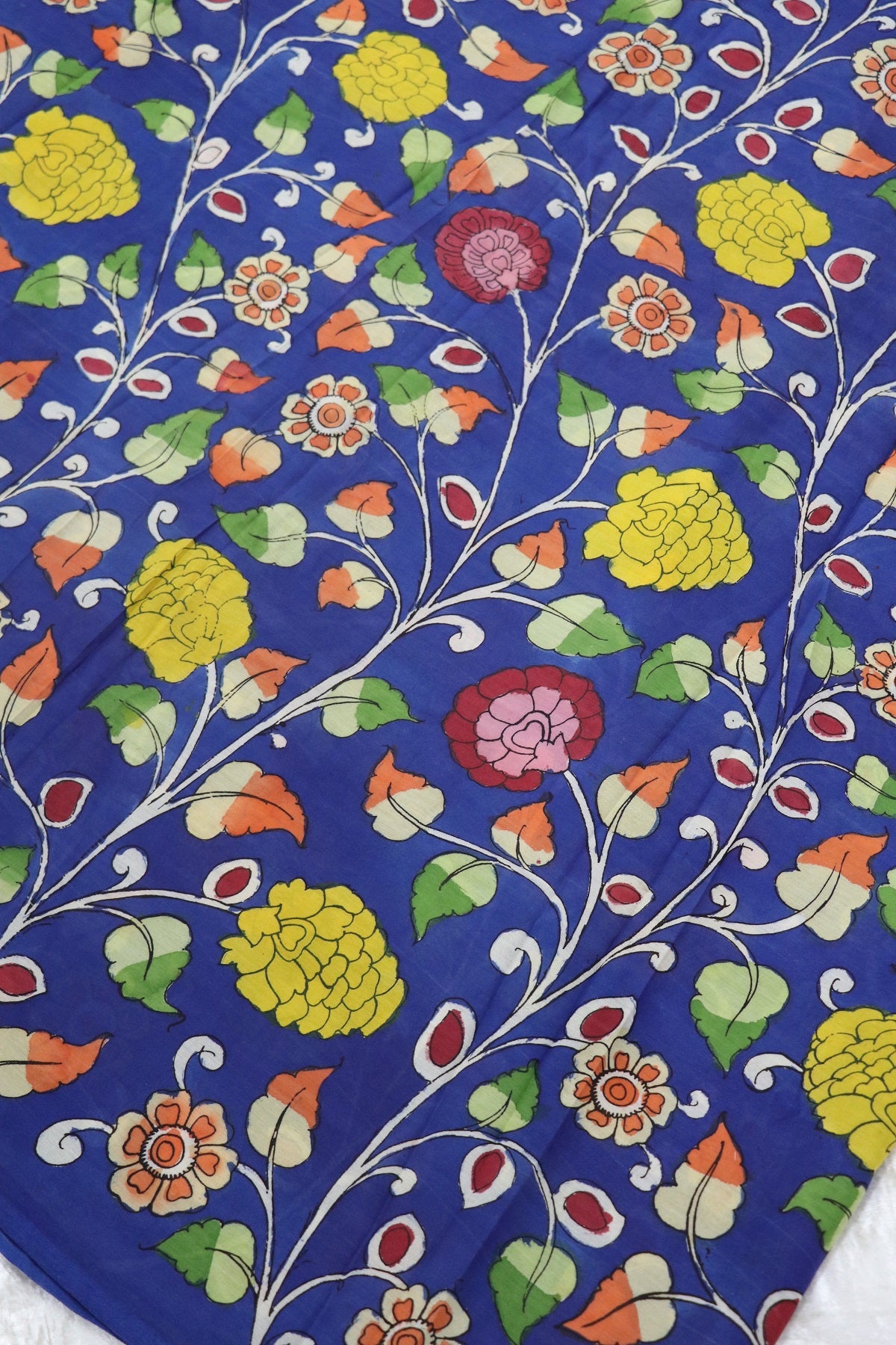 Pure Pen Kalamakari Hand Painted Fabric