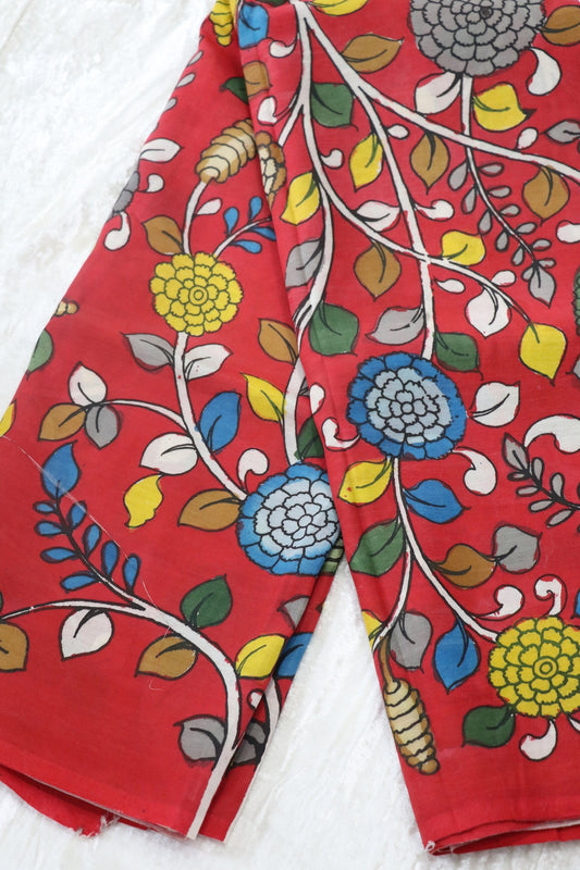 Pure Hand Painted Kalamkari Fabrics