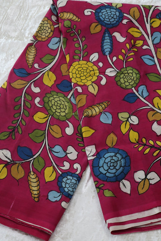 Pure Hand Painted Kalamkari Fabrics