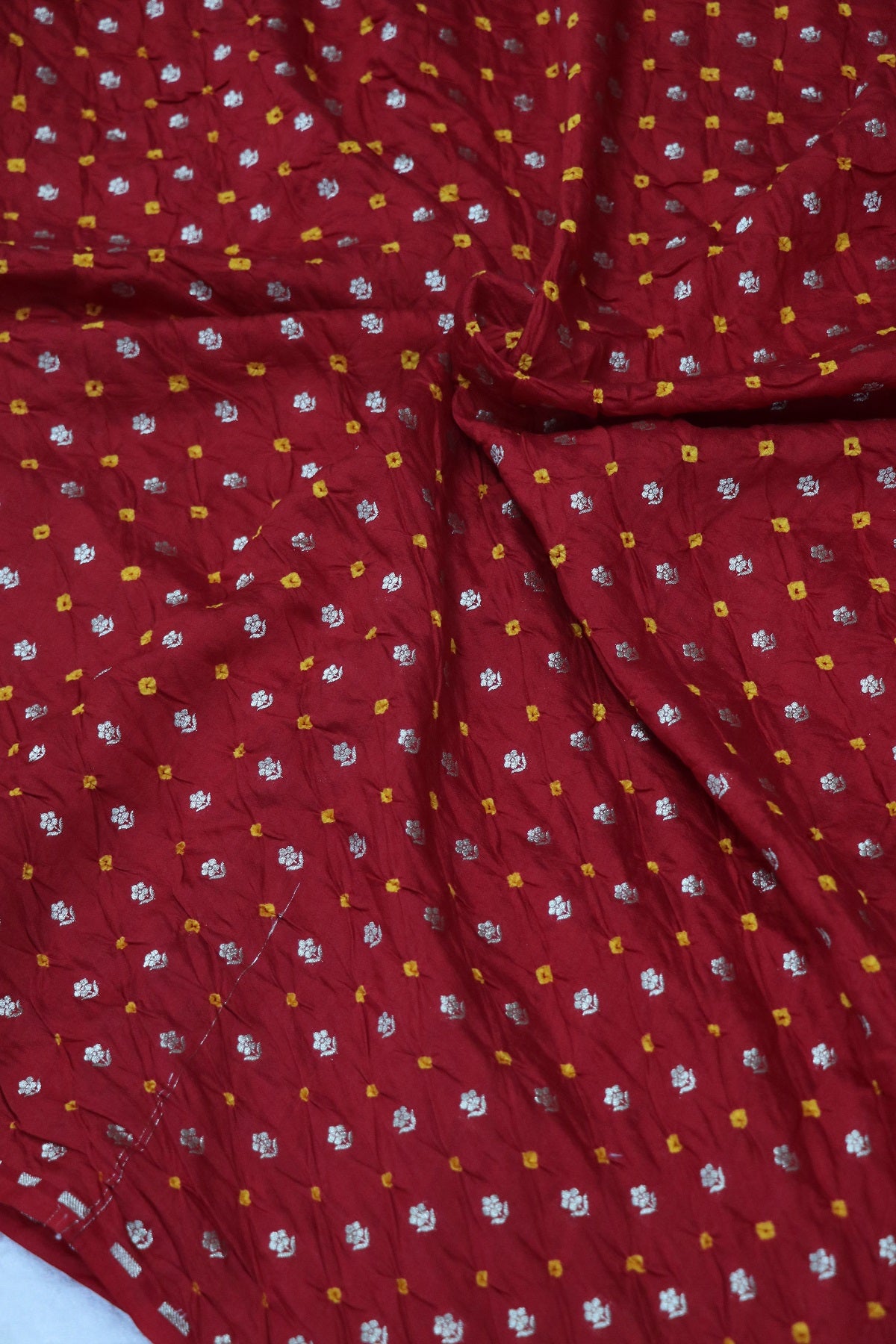 Pure Bandhani Banarasi Chiniya SIlk
