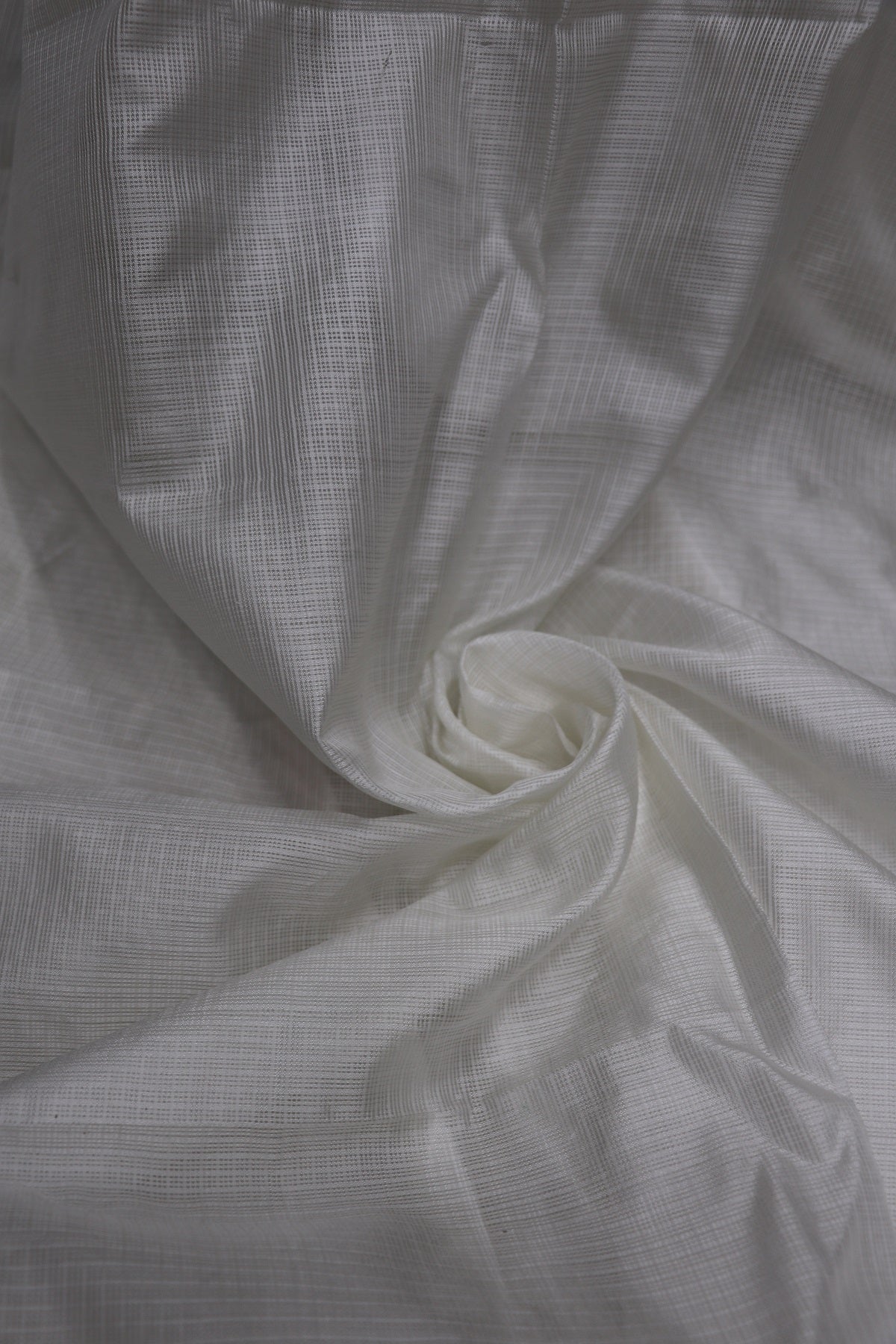 Pure Double Silk Kota White Dyeable fabric
