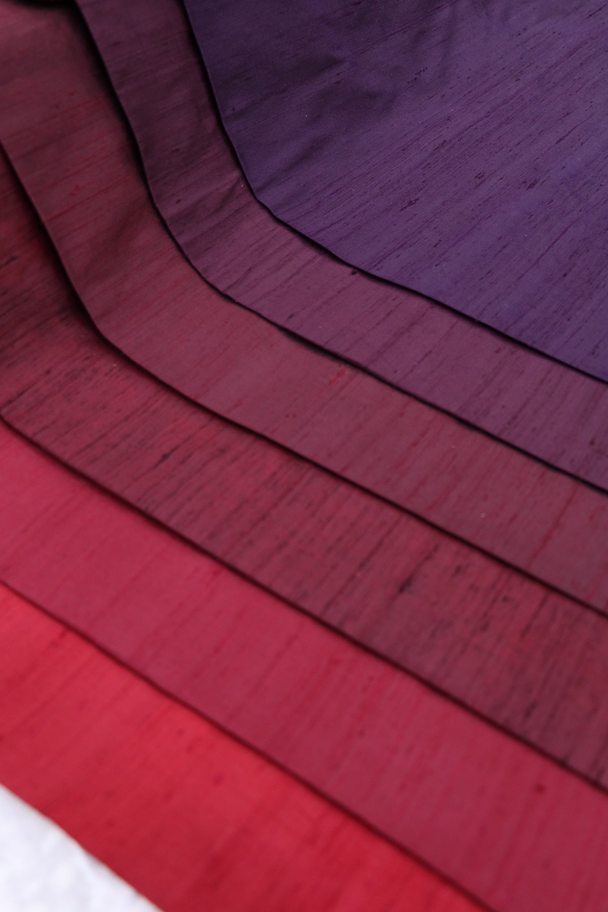 Hues Of Reds & Maroons Pure Raw Silk