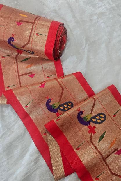 Traditional Parrot Peacock Single Muniya Border (9 Mtrs Bundle)