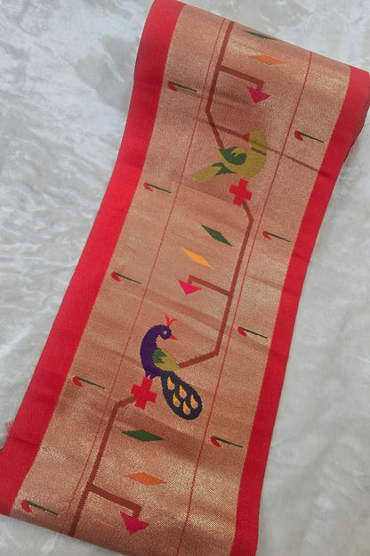 Traditional Parrot Peacock Single Muniya Border (9 Mtrs Bundle)