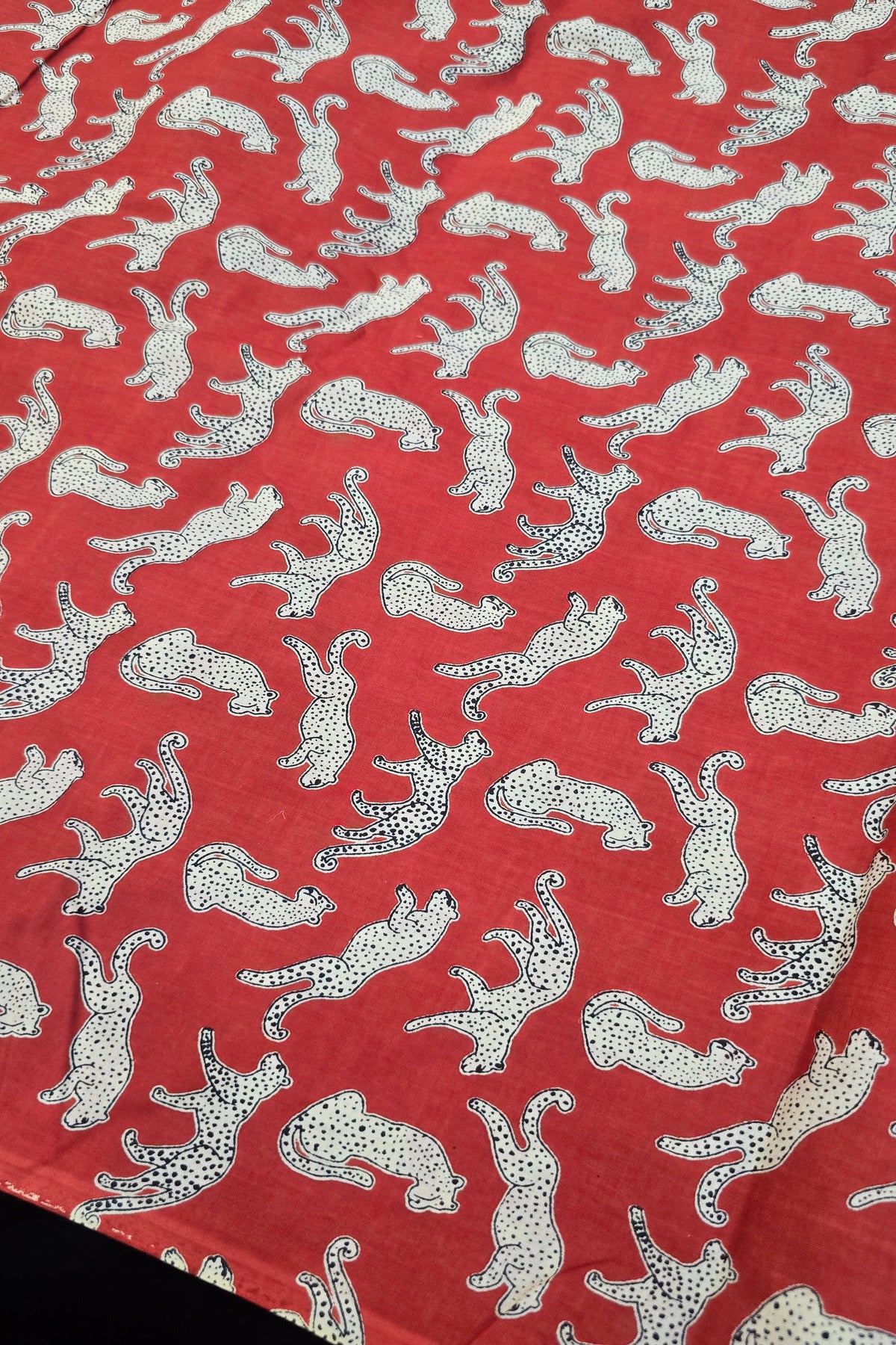 Cheetah Printed Pure Cotton Fabric