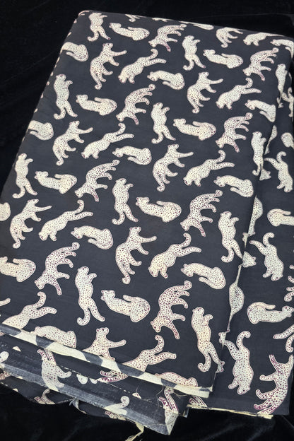 Cheetah Printed Pure Cotton Fabric