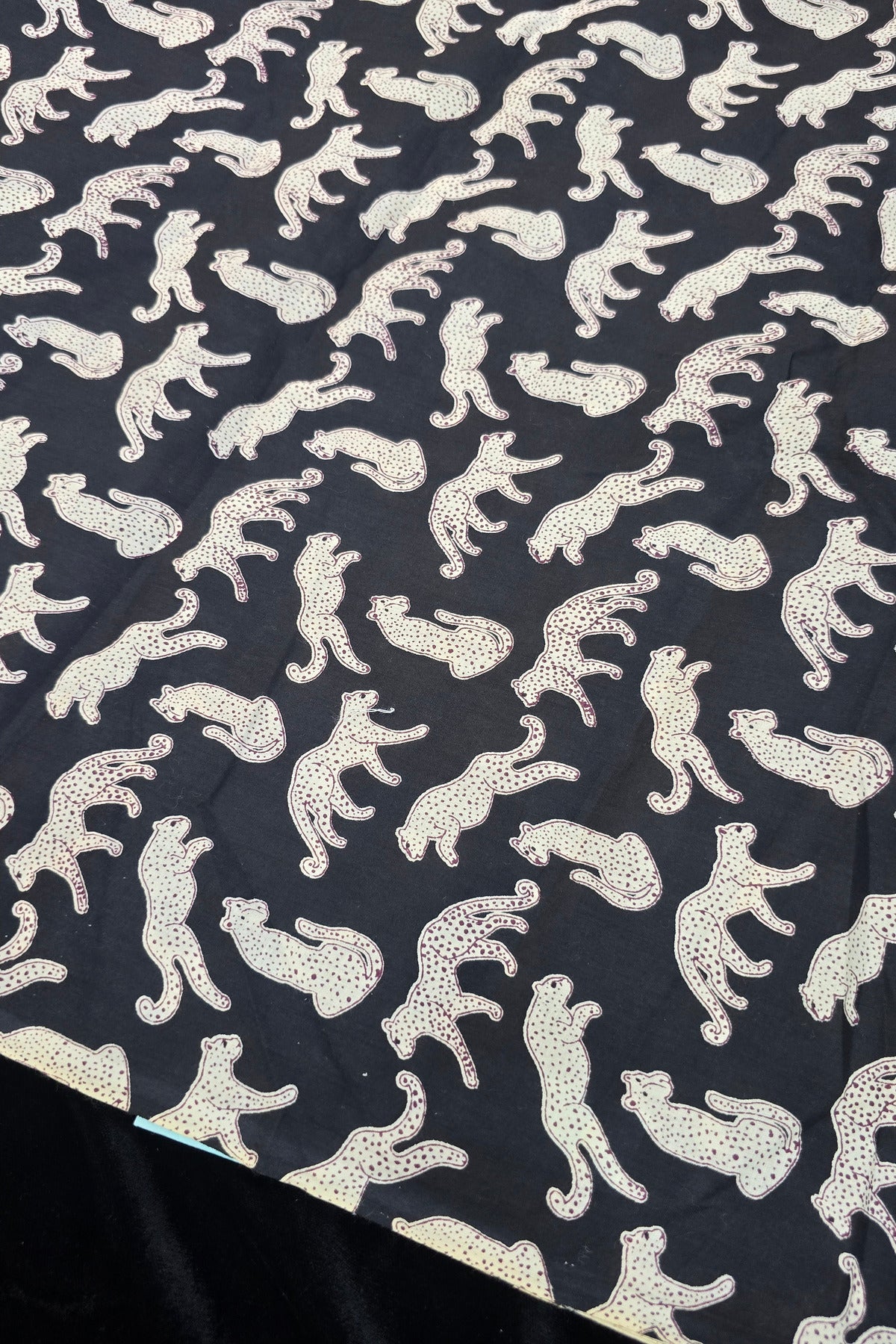 Cheetah Printed Pure Cotton Fabric