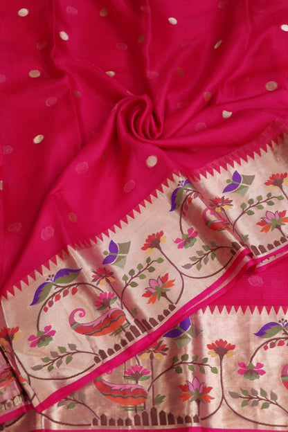 Pure Silk Kota Woven Lehenga With Pythani Border