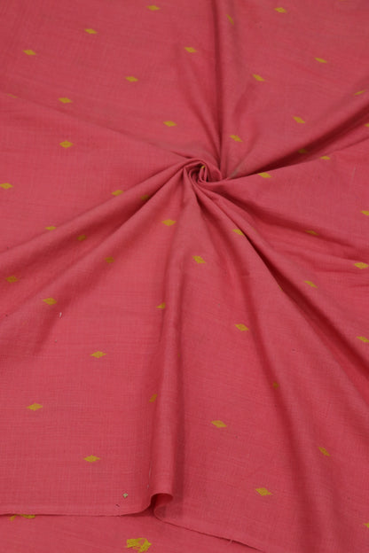 Diamond Motif Woven Chennai Cotton Fabric