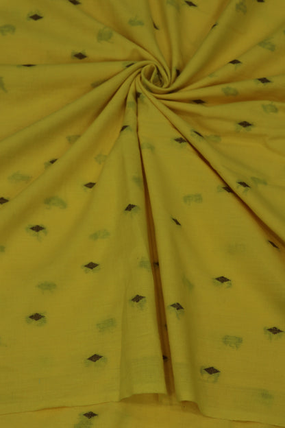 Diamond Motif Woven Chennai Cotton Fabric