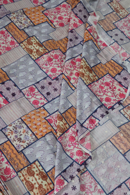 Soft printed embroidered