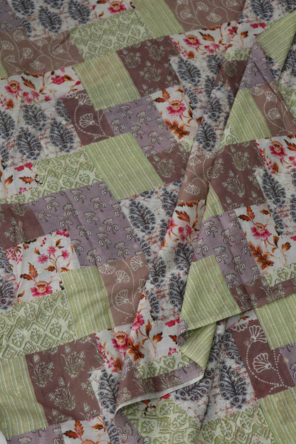 Soft printed embroidered