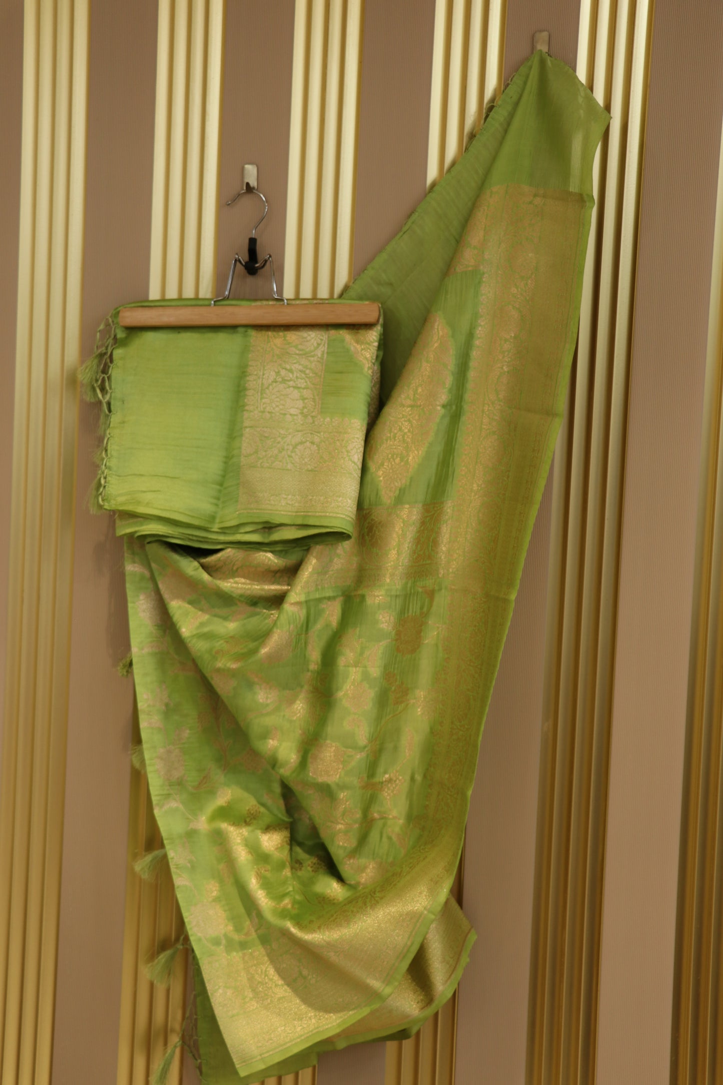 Pure Banaras Allover jaal zari weaved chiniya silk dupattas