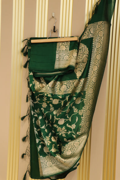 Pure Banaras Allover jaal zari weaved chiniya silk dupattas