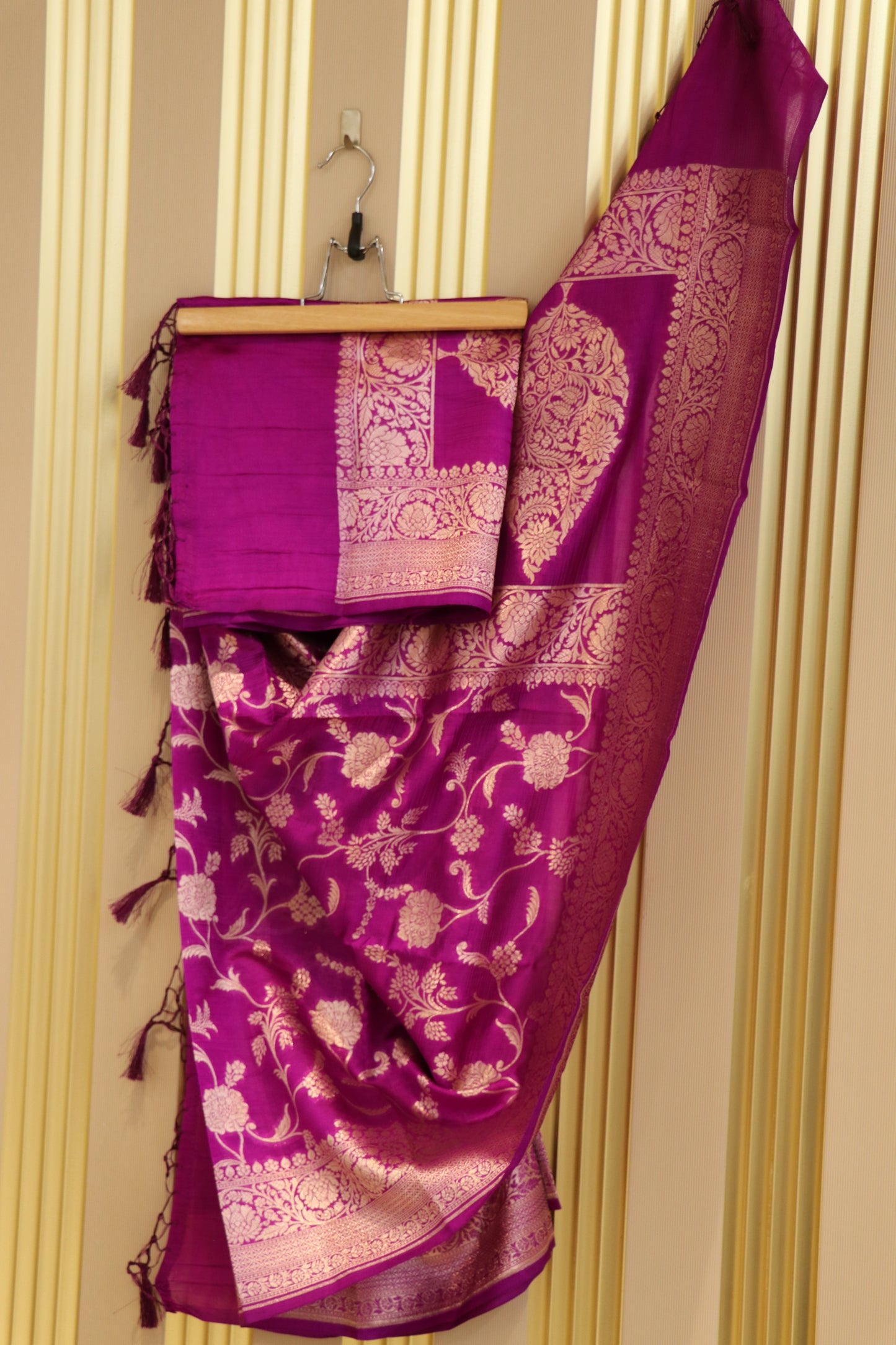 Pure Banaras Allover jaal zari weaved chiniya silk dupattas