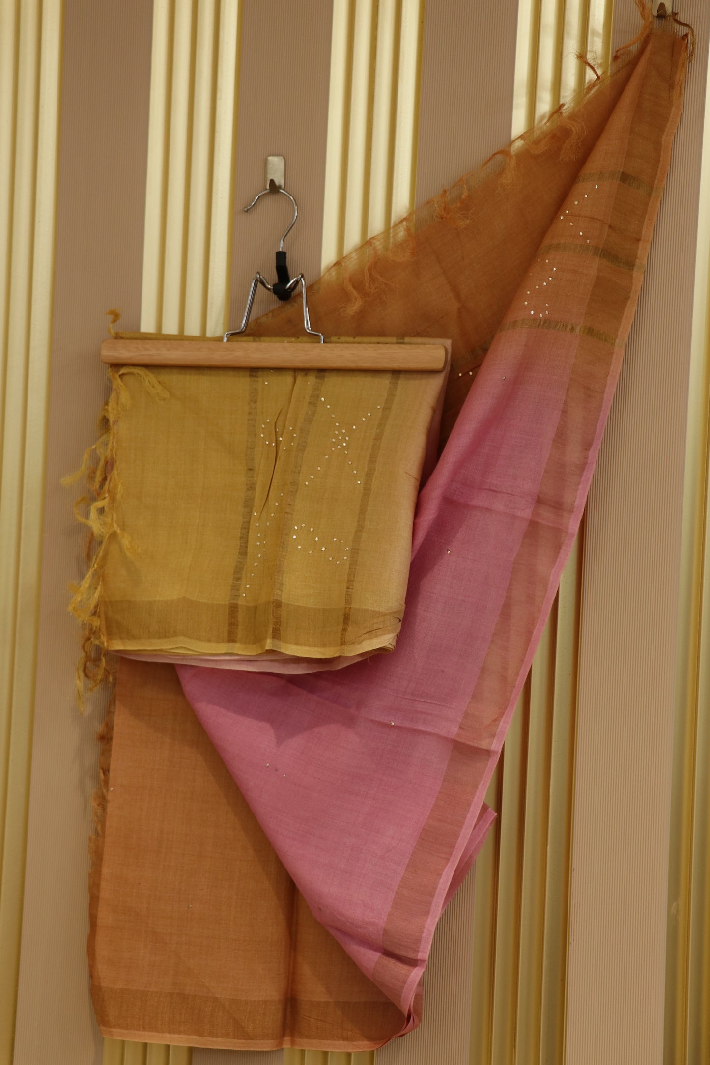 Pure munga silk handworked with mukaish/kamdani 4d dupattas