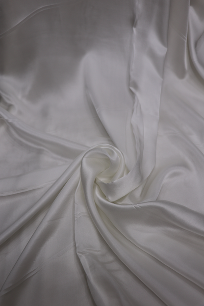 60Gms Pure Satin White Dyeable Fabric
