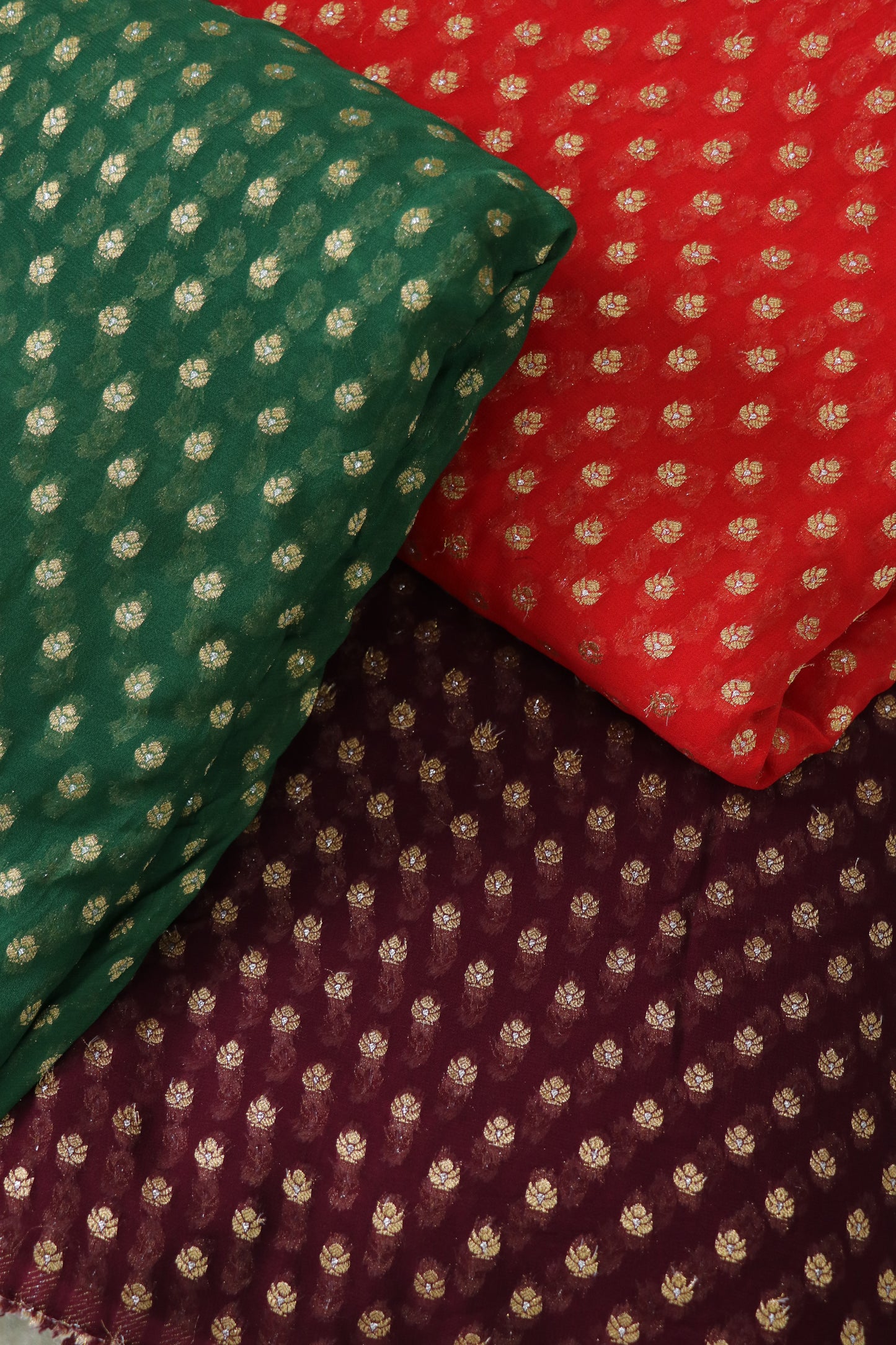 Mughal Butti Woven Georgettes