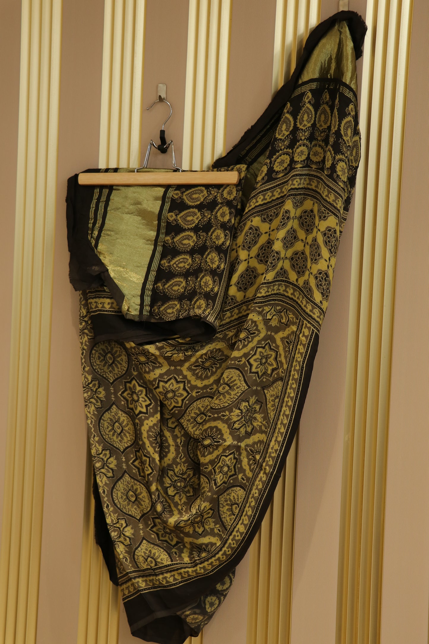 Pure modal satin ajrak dupattas