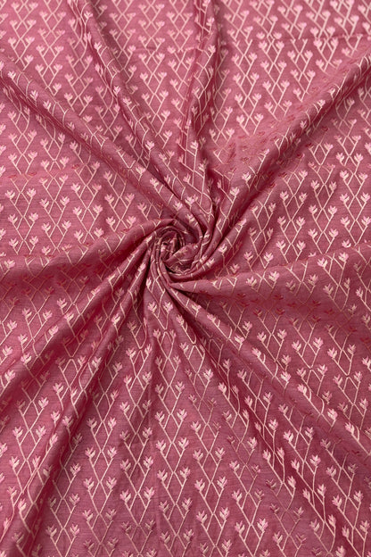 Pure Munga Silk Cross Designs Embroidered Fabric  With Dual Shaded Threads