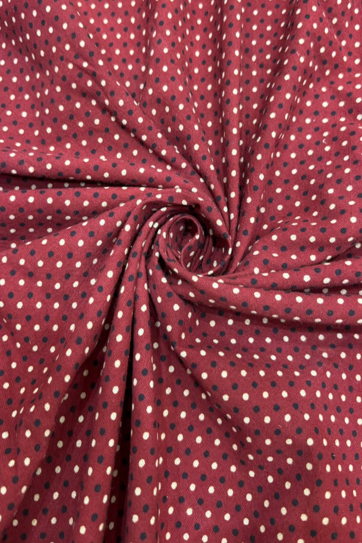 Pin Dots Ajrak Handloom Block Printed Pure Cotton Fabric