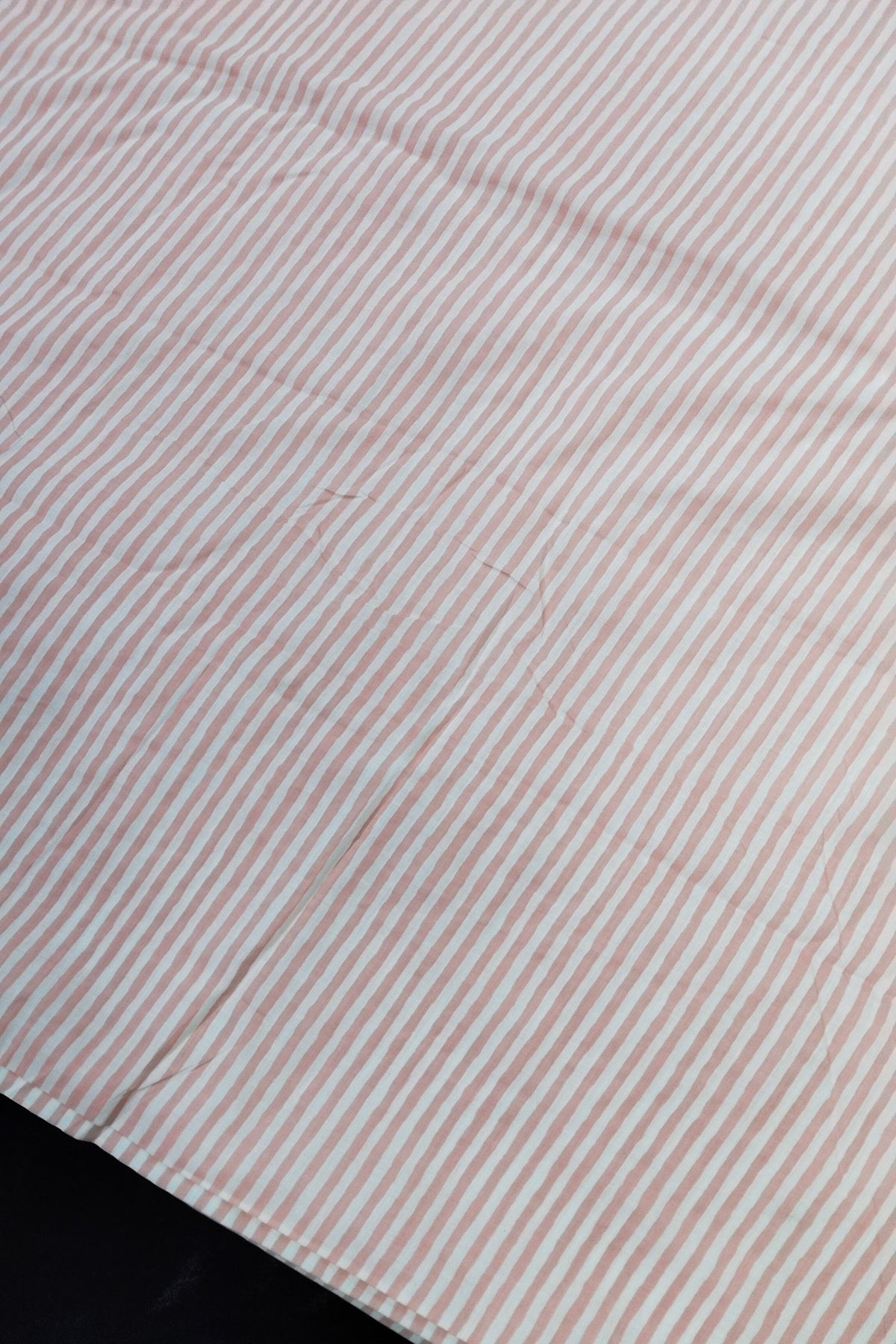 Horizontal Lines Screen Printed Pure Cotton Fabric