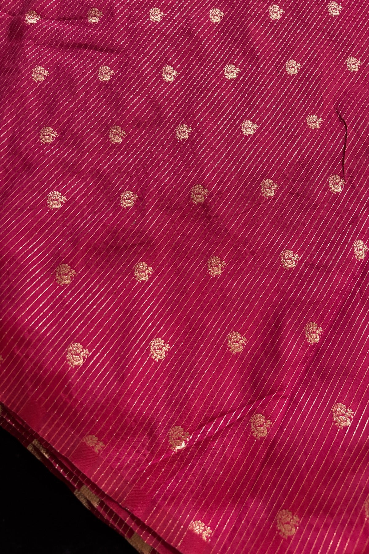 Annapakshi With Vertical Zari Woven Semi Rawsilk Fabric