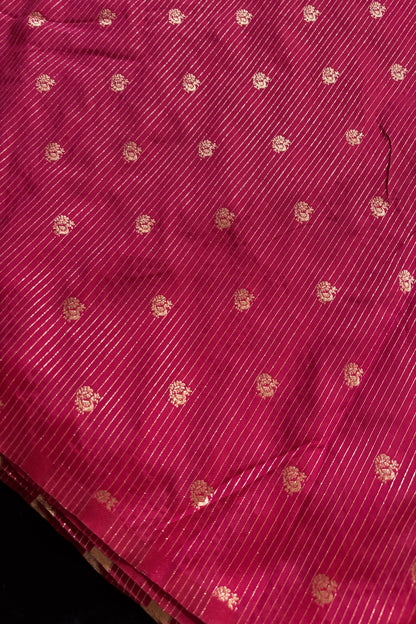 Annapakshi With Vertical Zari Woven Semi Rawsilk Fabric