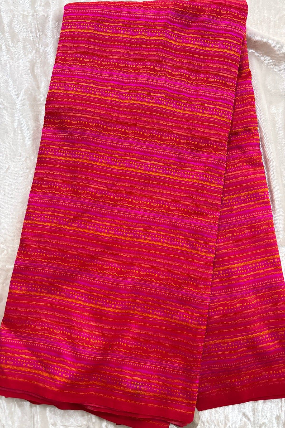 Rangkat Inspired Handwoven Pure Katan Tanchoi Hand-Woven Banaras Fabric