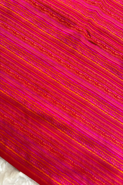 Rangkat Inspired Handwoven Pure Katan Tanchoi Hand-Woven Banaras Fabric