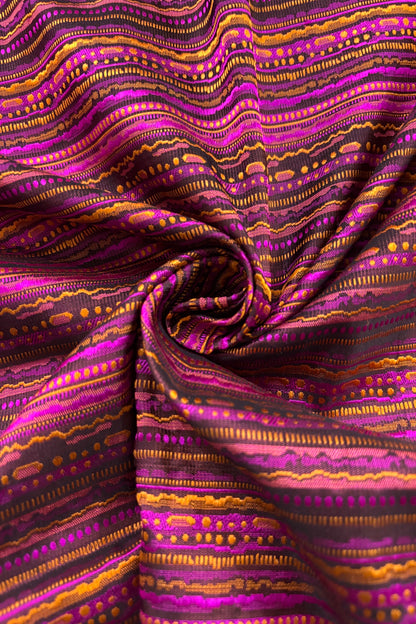 Rangkat Inspired Handwoven Pure Katan Tanchoi Hand-Woven Banaras Fabric