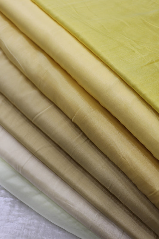 Hues Of Yellows Chinon Fabric