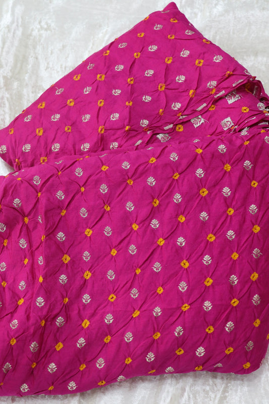 Pure Bandhani Banarasi Chiniya SIlk