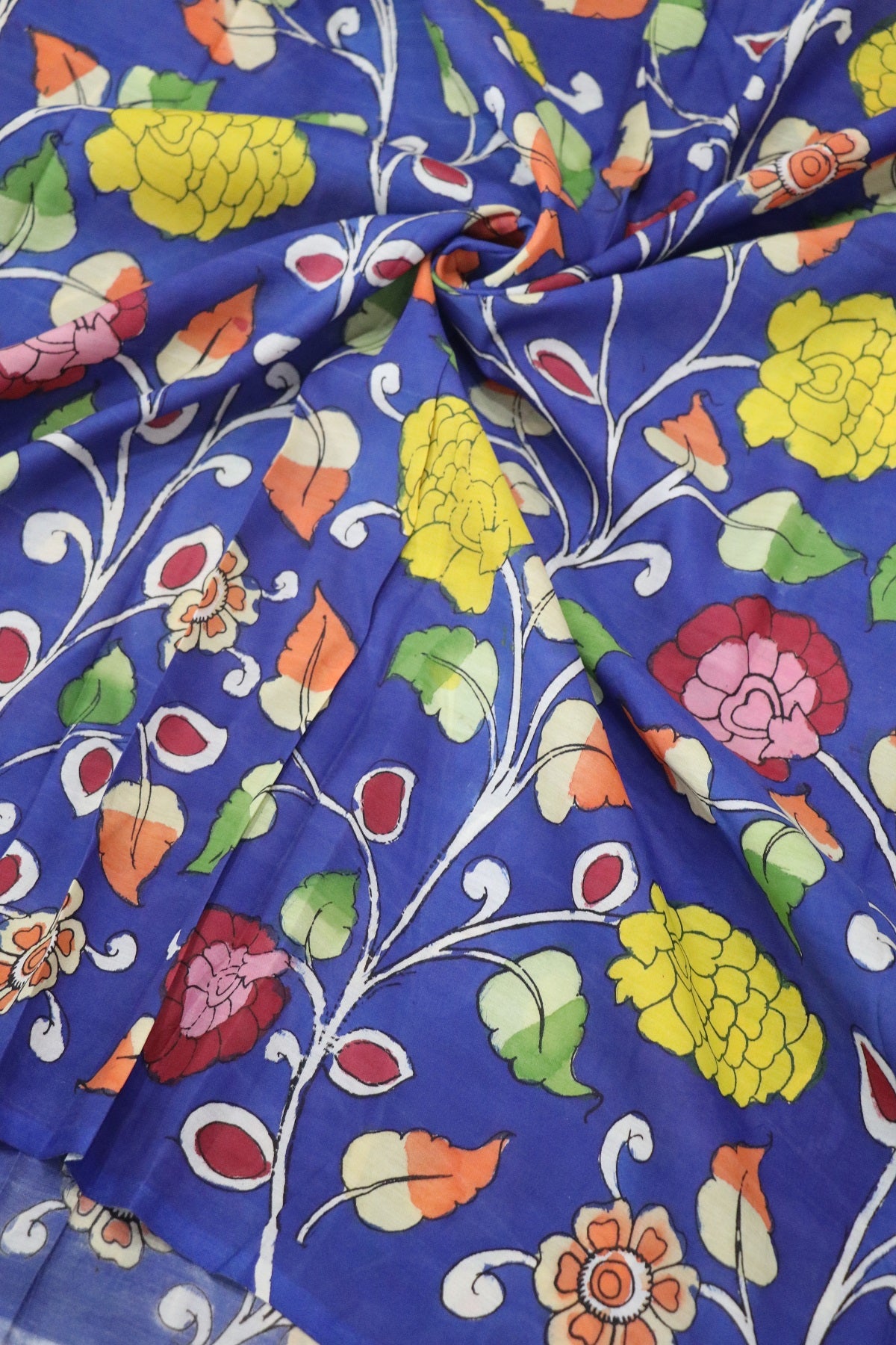 Pure Pen Kalamakari Hand Painted Fabric